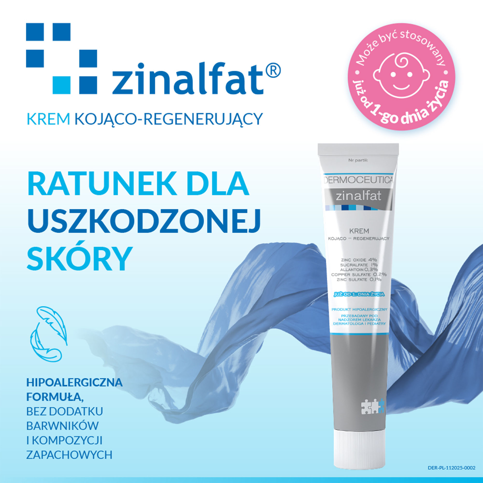 Zinalfat, krem kojąco-regenerujący, 50 ml