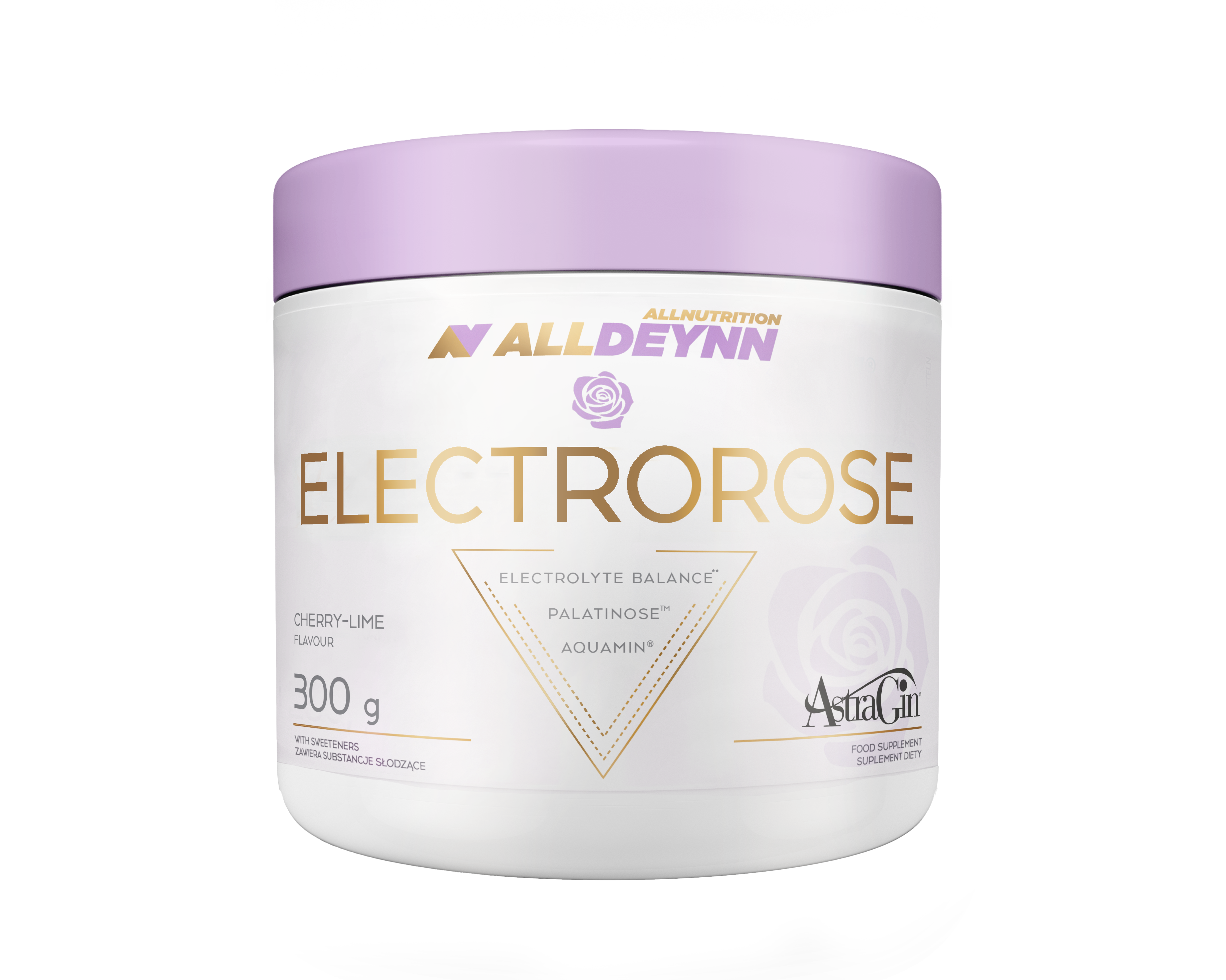 Allnutrition Alldeynn Electrorose Cherry-Lime, proszek, 300 g zdjęcie