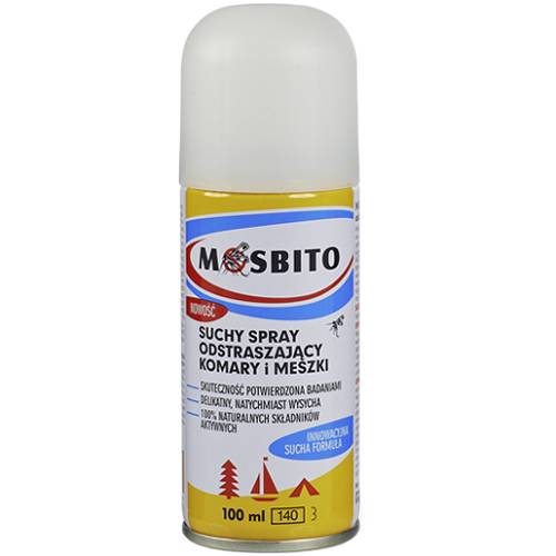 MOSBITO Suchy spray odstraszający komary i meszki, 100 ml zdjęcie