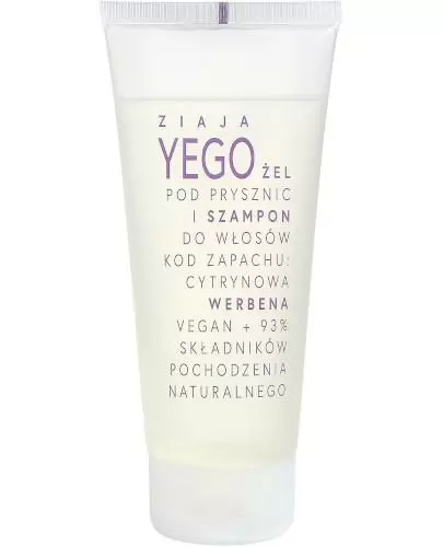 Ziaja yego żel pod prysznic i szampon do włosów cytrynowa werbena 200 ml zdjęcie