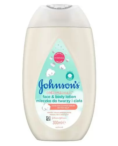 Johnsons Baby Cottontouch mleczko do twarzy i ciała 300 ml zdjęcie