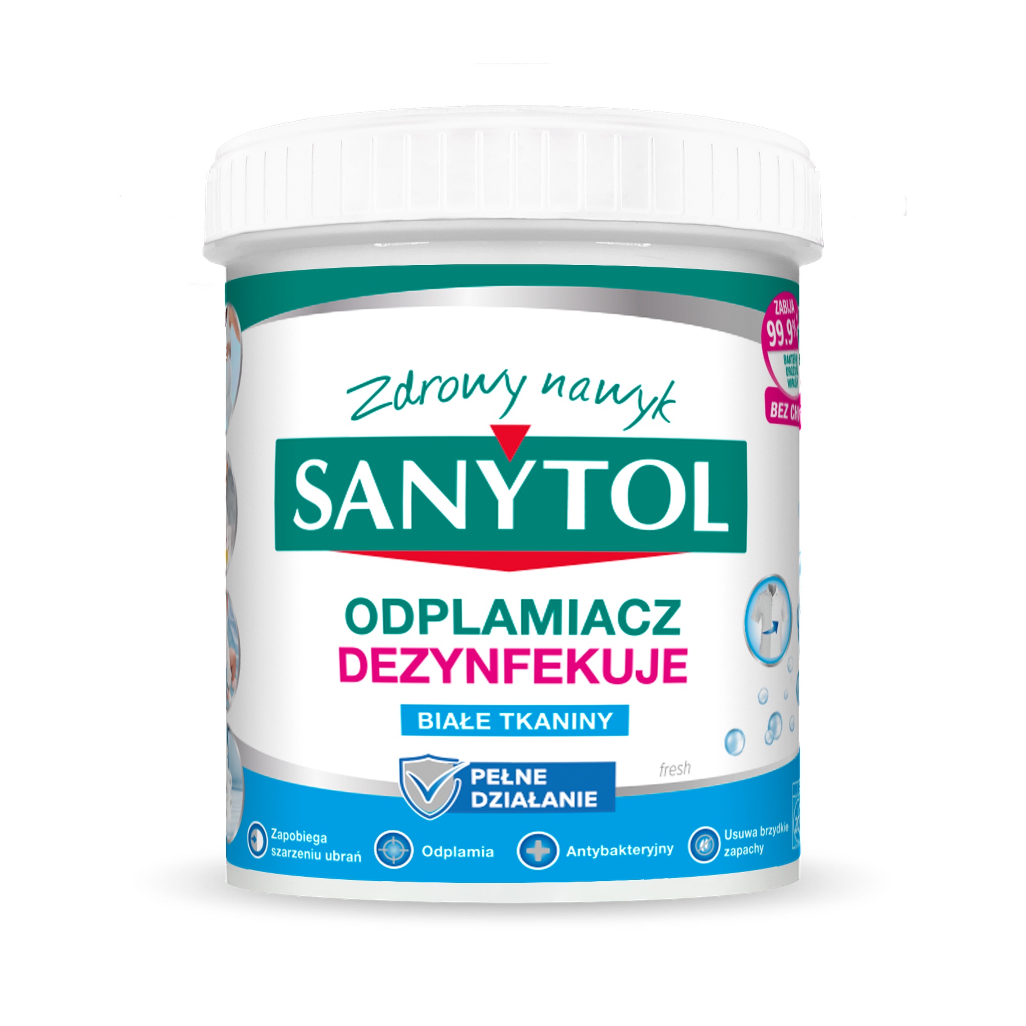 Sanytol Odplamiacz w proszku do białego, 450 g zdjęcie