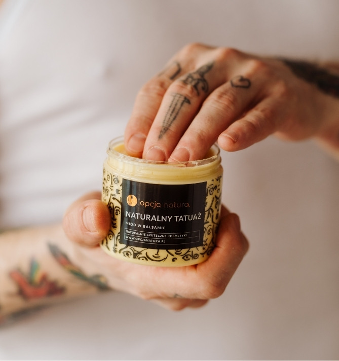 Opcja Natura Naturalny Tatuaż Miód w balsamie, 200 ml