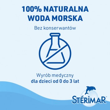 Sterimar Baby Higiena nosa fizjologiczny roztwór wody morskiej dla dzieci 0-3 50 ml