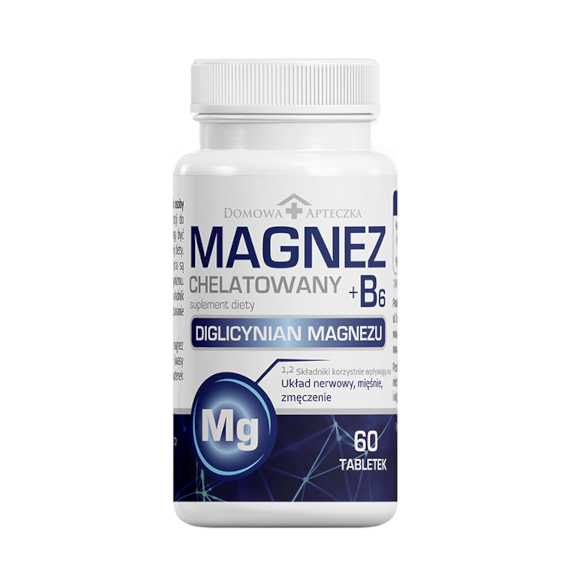Domowa Apteczka Magnez Chelatowany + B6, 60 tabletek zdjęcie
