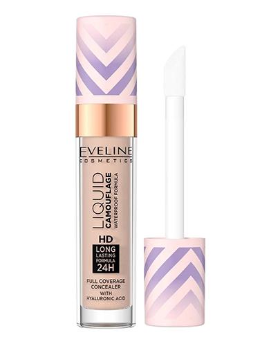 Eveline Korektor kamuflujący do twarzy z kwasem hialuronowym wodoodporny 05 light sand, 7,5 ml, cena, opinie, właściwości zdjęcie