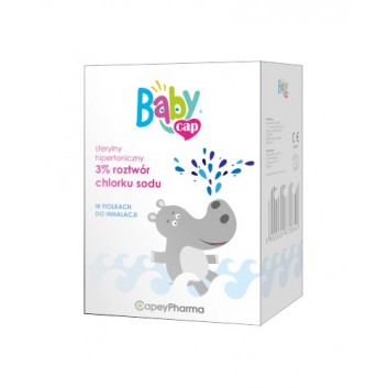 BABYCAP sterylny hipertoniczny 3% roztwór chlorku sodu, 18 x 4 ml