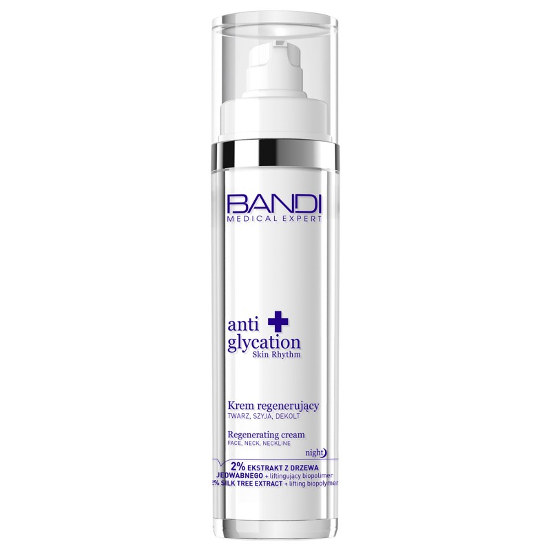 BANDI anti glycation skin rhythm Regenerujący krem twarz szyja dekolt, 50 ml