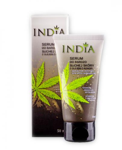 INDIA Serum z olejkiem z konopi do bardzo suchej skóry - 50 ml zdjęcie