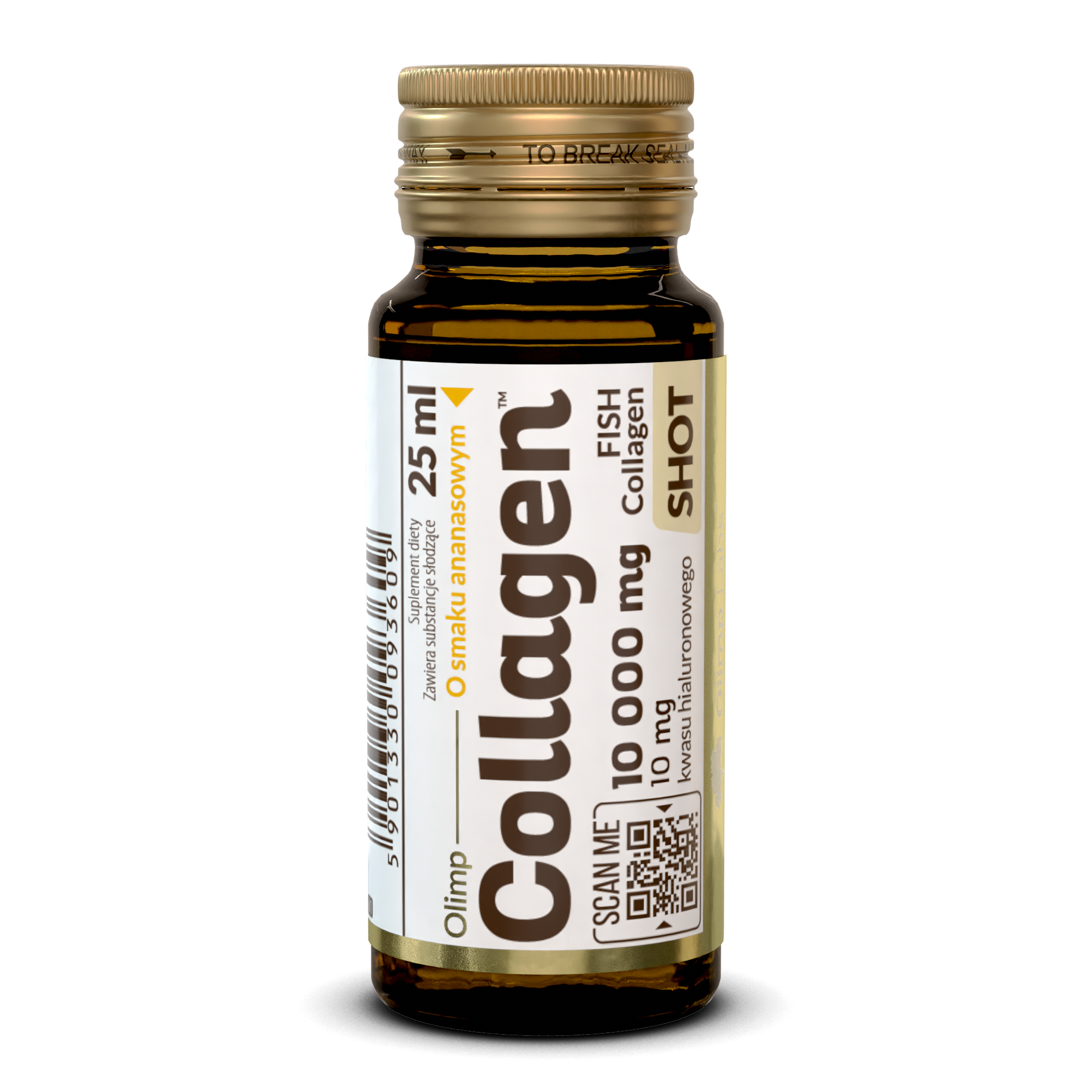 Olimp, Collagen o smaku ananasowym, ampułka, 25 ml zdjęcie