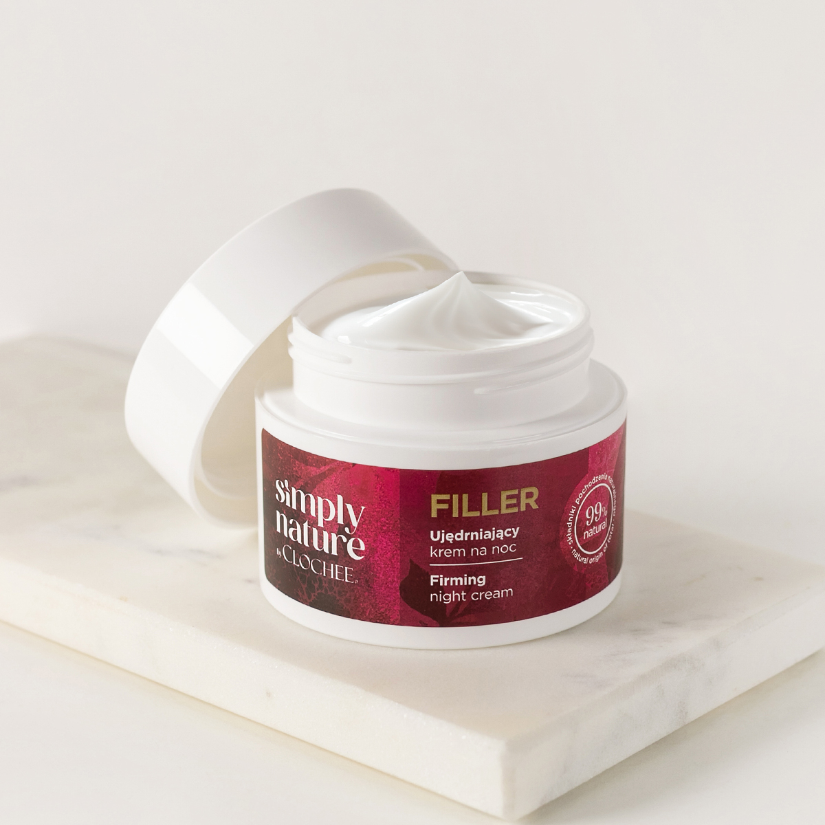 Clochee Simply Nature Filler Krem na noc, 50 ml