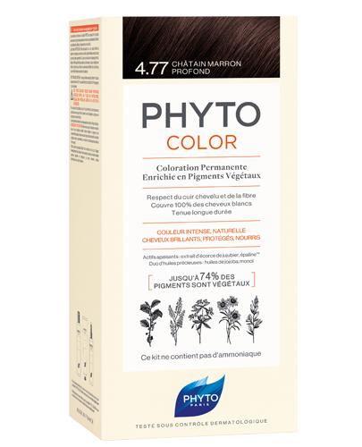 PHYTO COLOR Farba do włosów - 4.77 INTENSYWNY KASZTANOWY BRĄZ zdjęcie