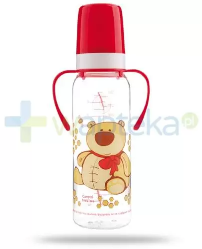 Canpol Babies Wesołe zwierzaki butelka tritanowa z uchwytami 250 ml [11/845] zdjęcie