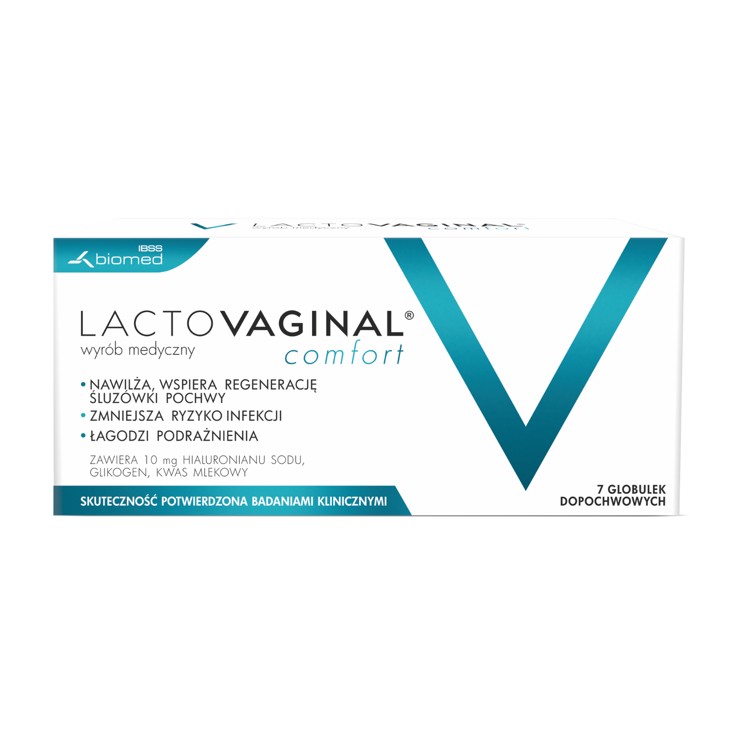 Lactovaginal Comfort, globulki, 7 sztuk zdjęcie