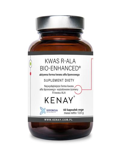 Kenay, Kwas R-ALA Bio-Enhanced, kapsułki, 60 sztuk zdjęcie