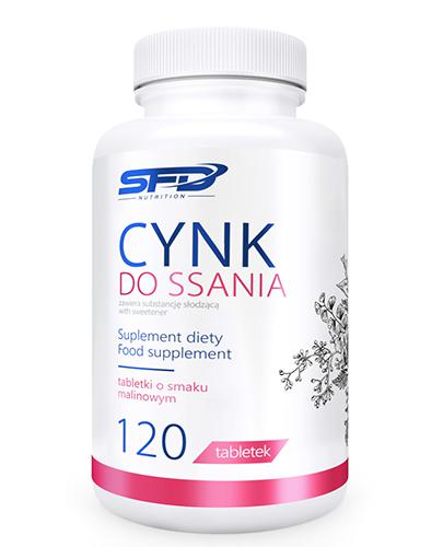 SFD Cynk do ssania o smaku malinowym, 120 tabletek zdjęcie