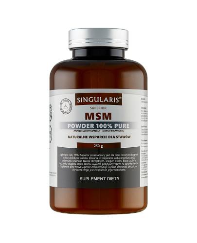 SINGULARIS SUPERIOR MSM Powder 100% Pure - 250 g zdjęcie