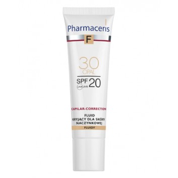 Pharmaceris F Capilar-Correction 30 Opal fluid kryjący SPF20 dla skóry naczynkowej 30 ml