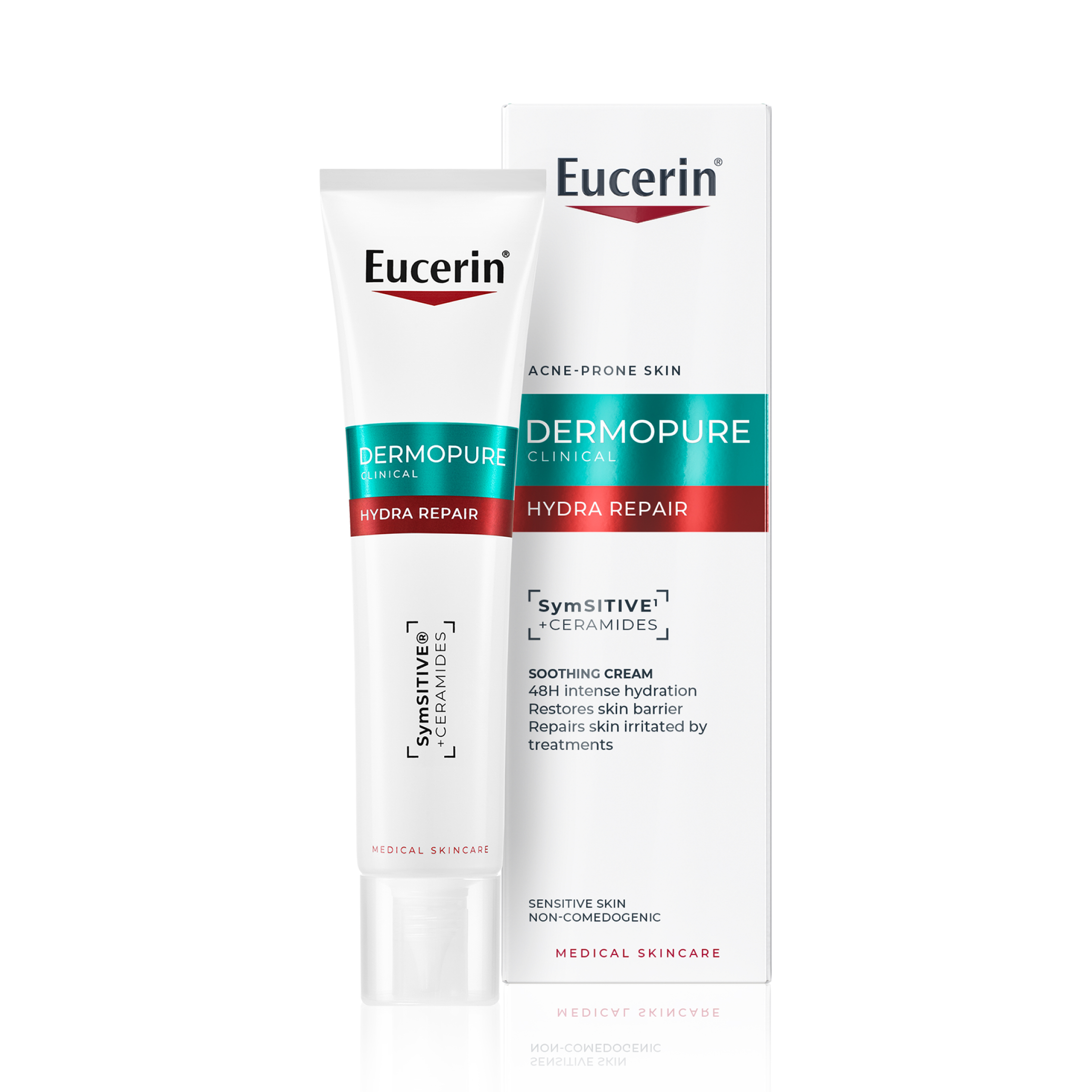 Eucerin Dermopure Clinical, Krem kojący, hydra repair, 40 ml zdjęcie