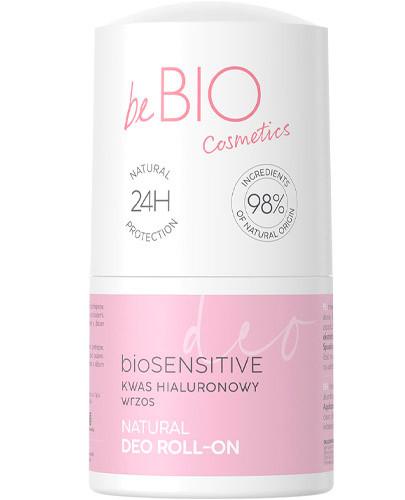 BeBio Hyaluro Biosensitive naturalny deo roll-on z kwasem hialuronowym i ekstraktem z wrzosu 50 ml zdjęcie
