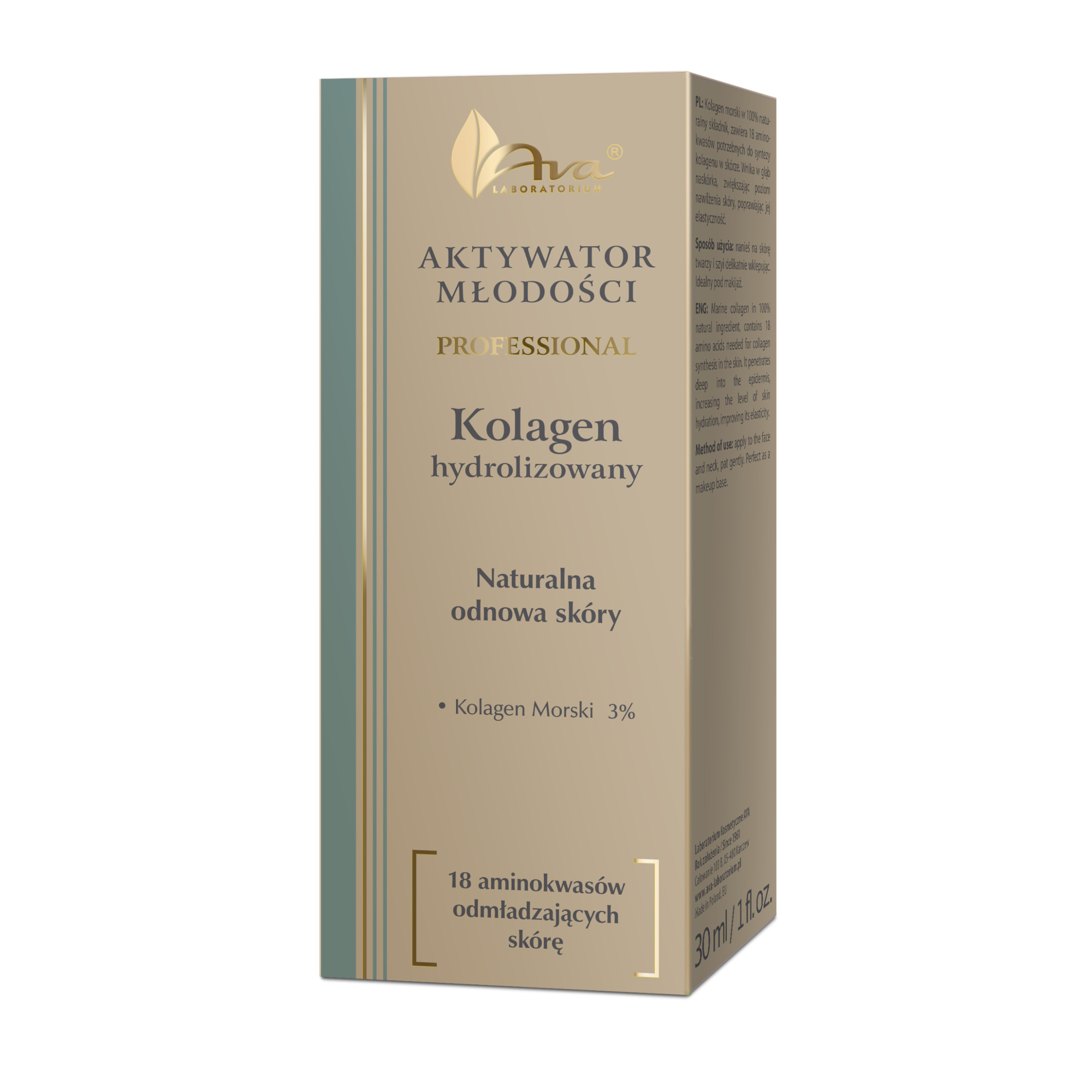 AVA Aktywator Młodości Kolagen morski, 30 ml