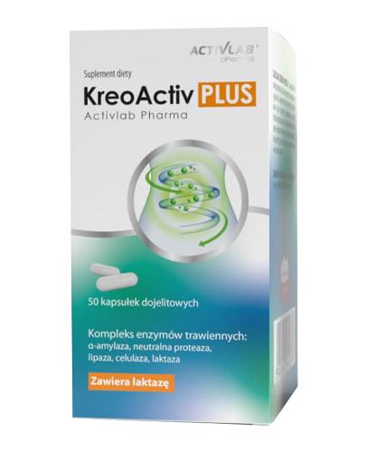 Activlab Pharma KreoActiv Plus, 50 kaps. Na trawienie - cena, opinie, wskazania zdjęcie