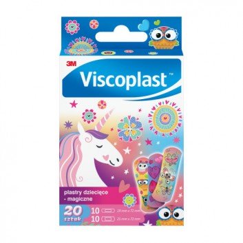 Viscoplast plastry dziecięce magiczne 20 sztuk