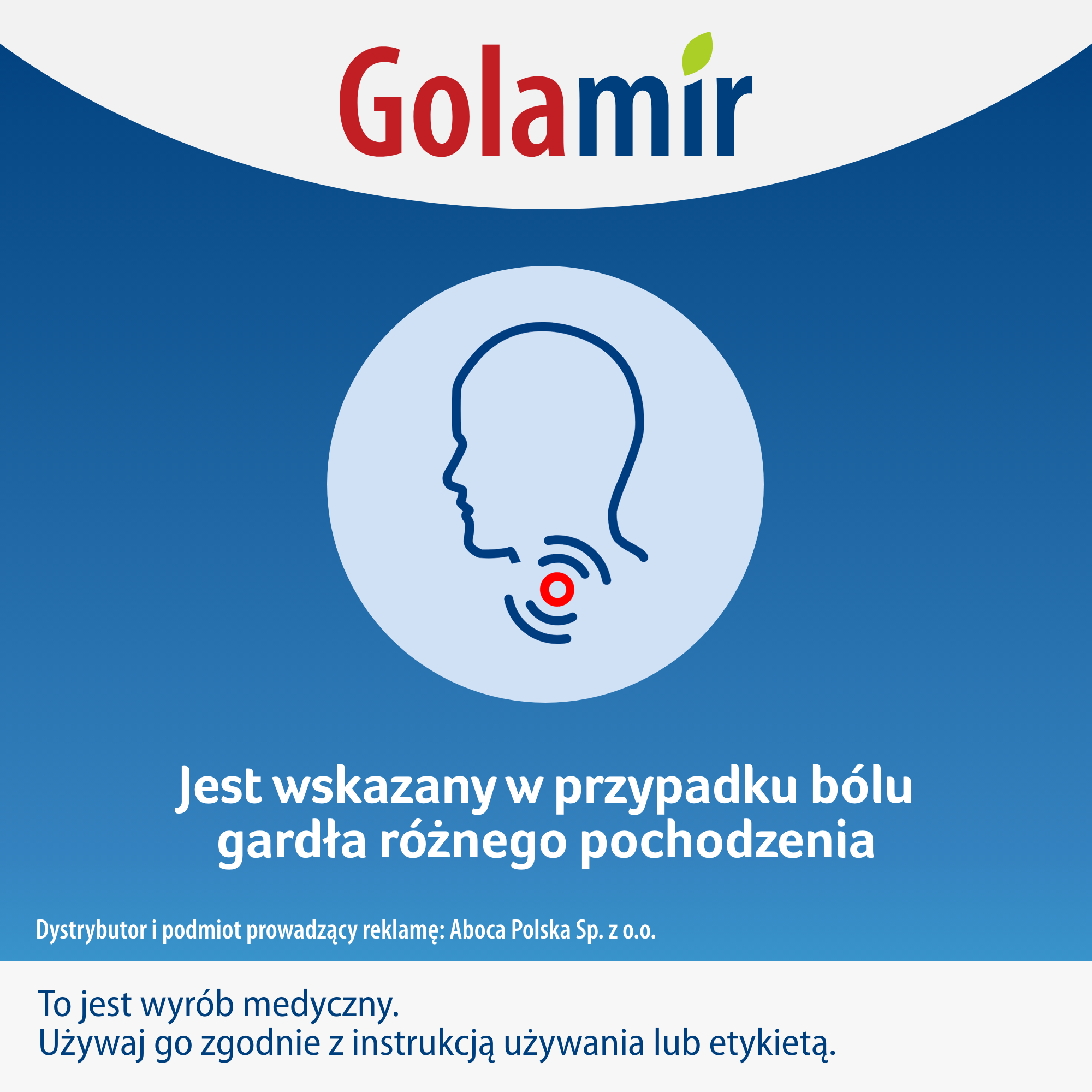 Aboca Golamir 2ACT zmniejsza ból i chroni gardło 20 tabletek do ssania