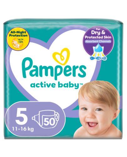 Pampers pieluchy Active baby 5 Econompack Junior 11, 16 kg, 50 sztuk zdjęcie