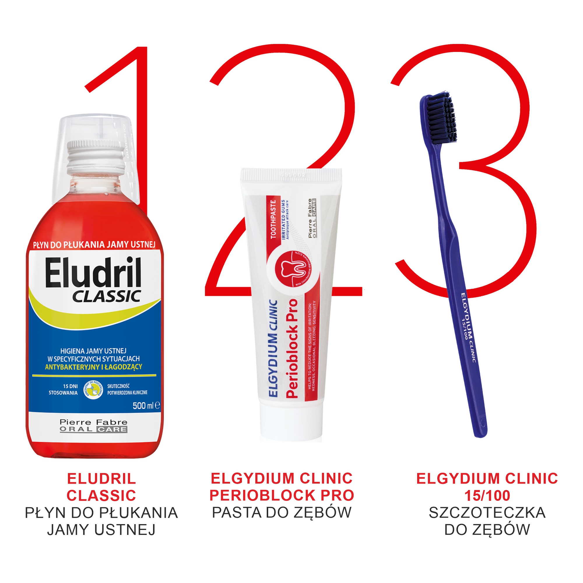 Eludril Classic, płyn do płukania jamy ustnej, 500 ml