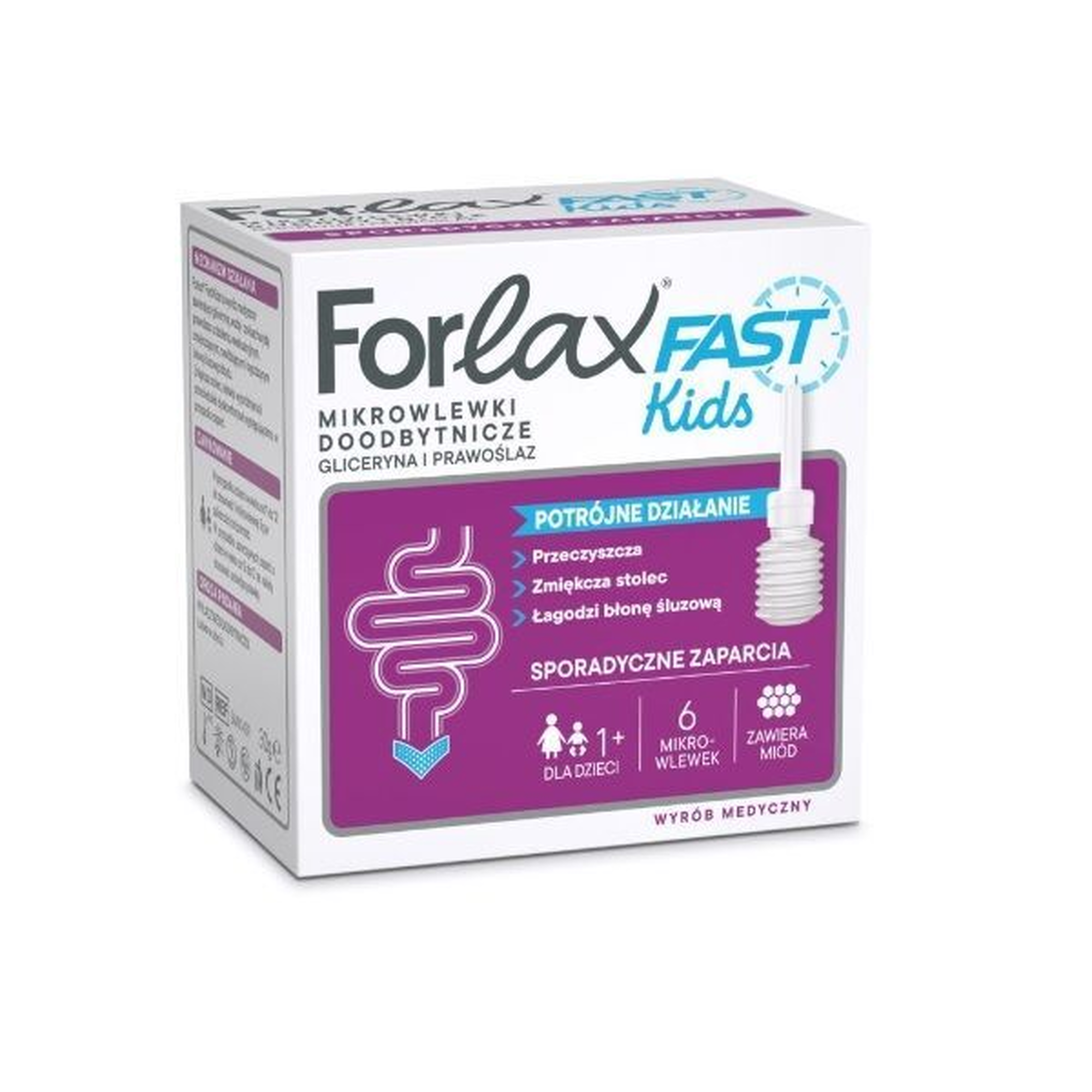 Forlax FAST Kids, mikrowlewki doodbytnicze, 6 sztuk zdjęcie
