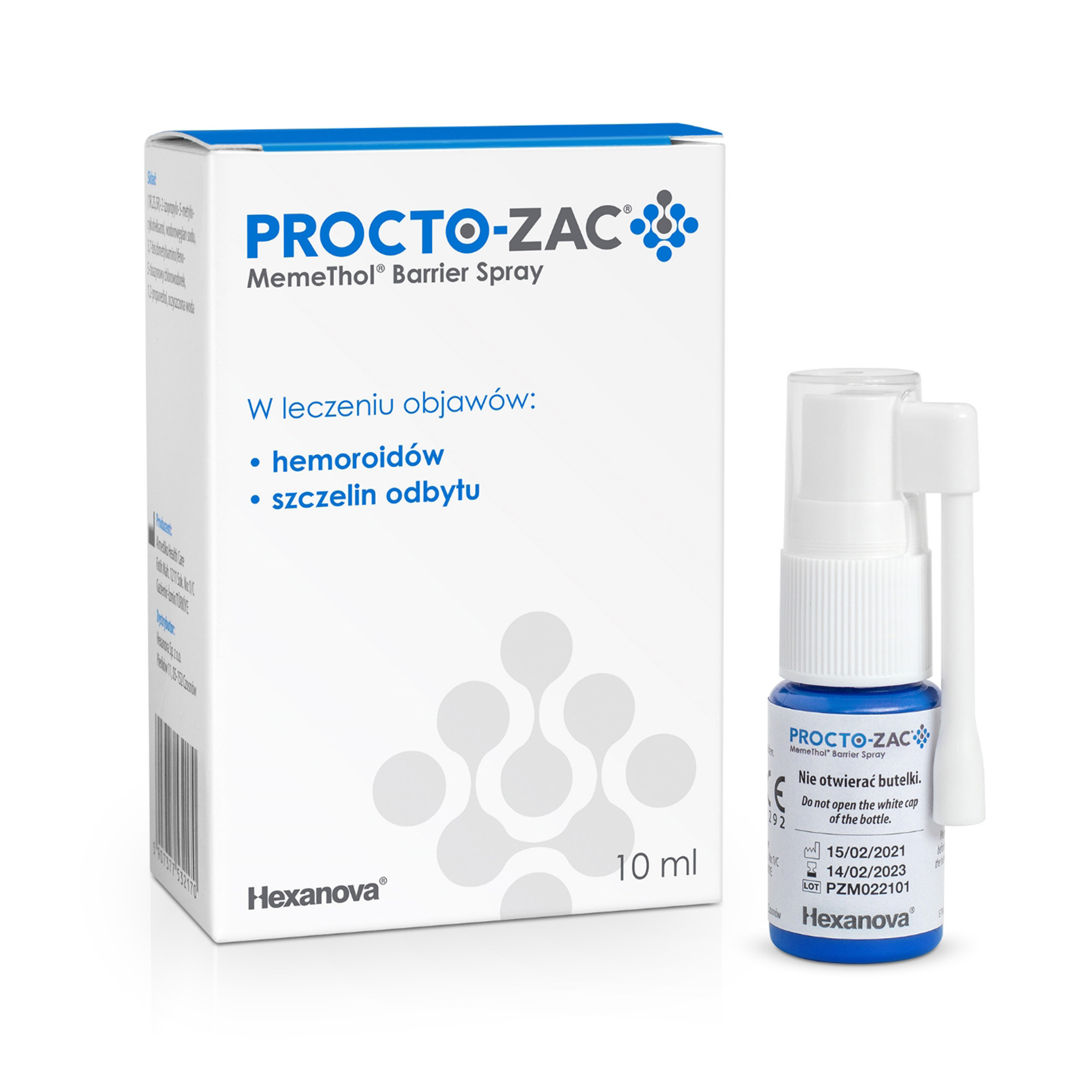 Procto-zac MemeThol Barrier spray 10 ml
