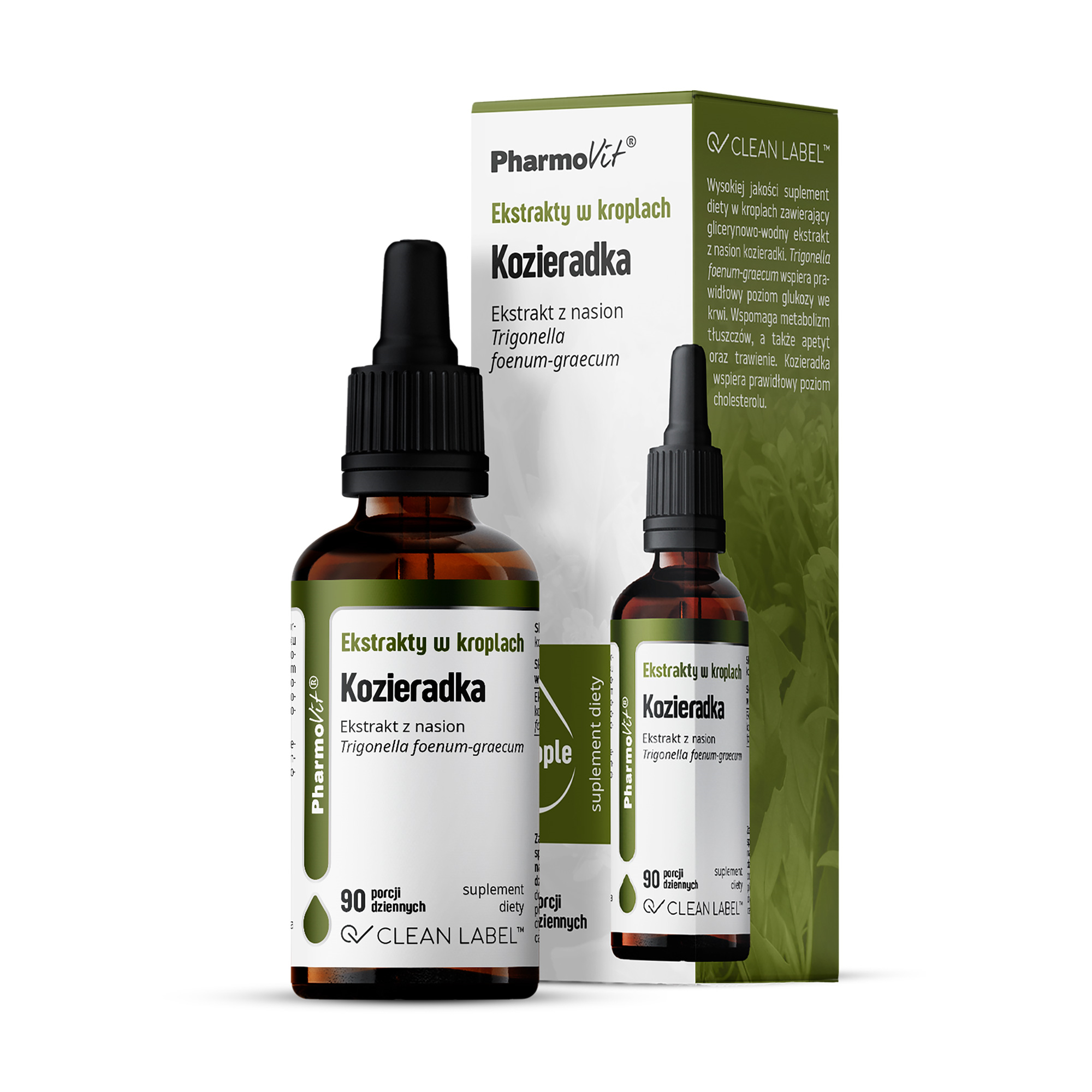 Pharmovit Ekstrakty w kroplach Kozieradka, 30 ml zdjęcie