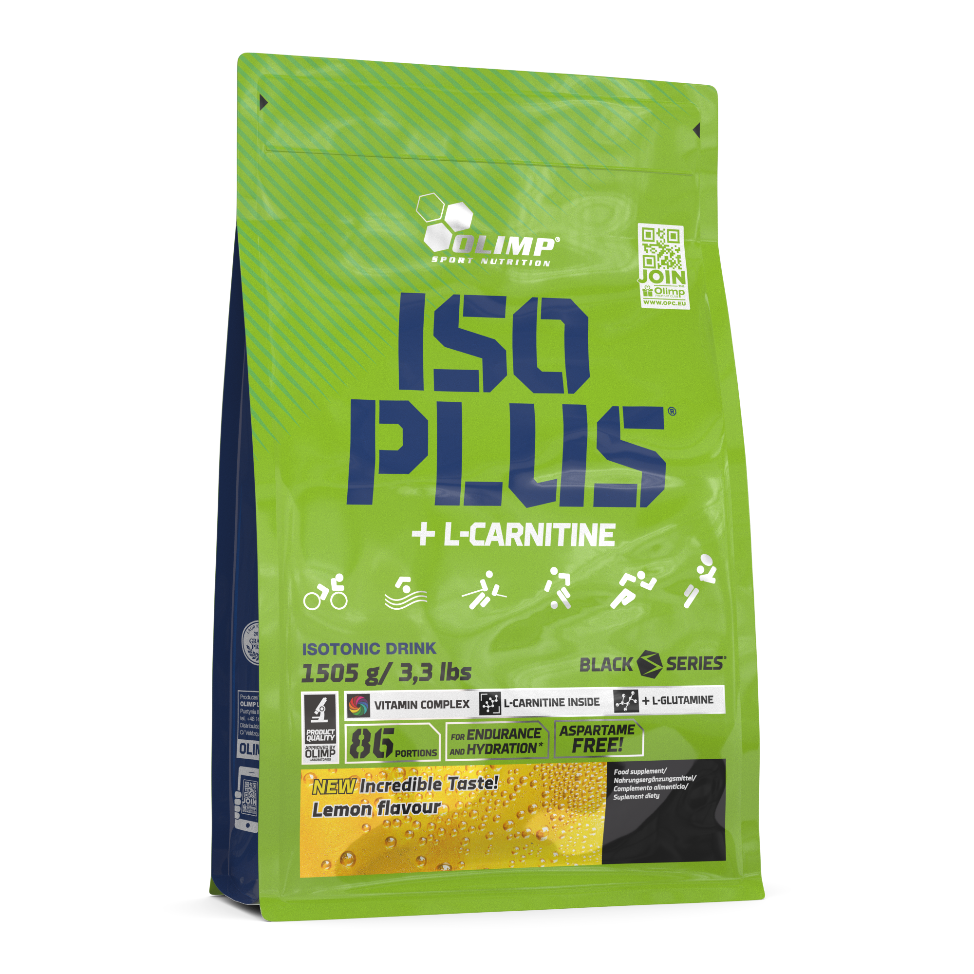 Olimp Iso Plus smak cytrynowy 1505 g zdjęcie