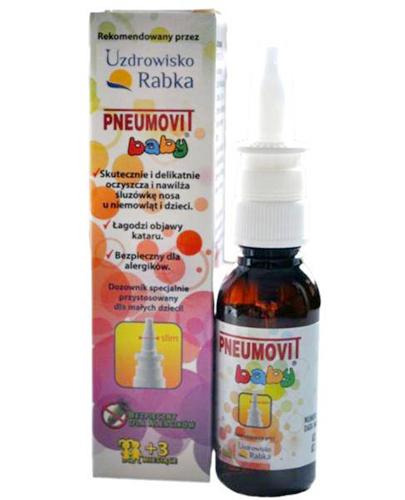 Gorvita Pneumovit Baby Spray do nosa, 35 ml - cena, opinie, stosowanie zdjęcie