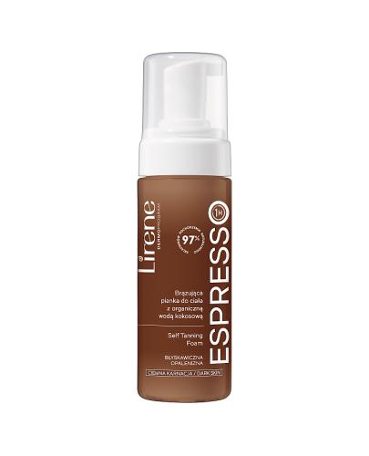 Lirene Espresso Brązująca pianka do ciała z organiczną wodą kokosową - 150 ml - cena, opinie, właściwości zdjęcie
