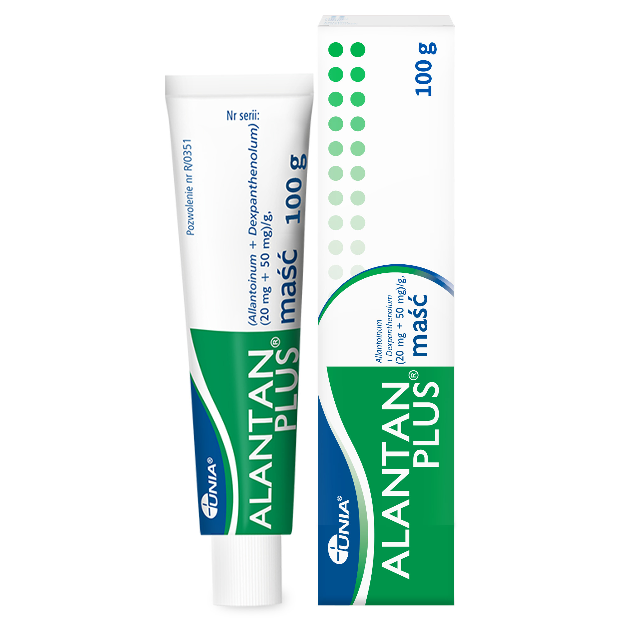 Alantan Plus (20 mg + 50 mg)/g, maść, 100 g zdjęcie