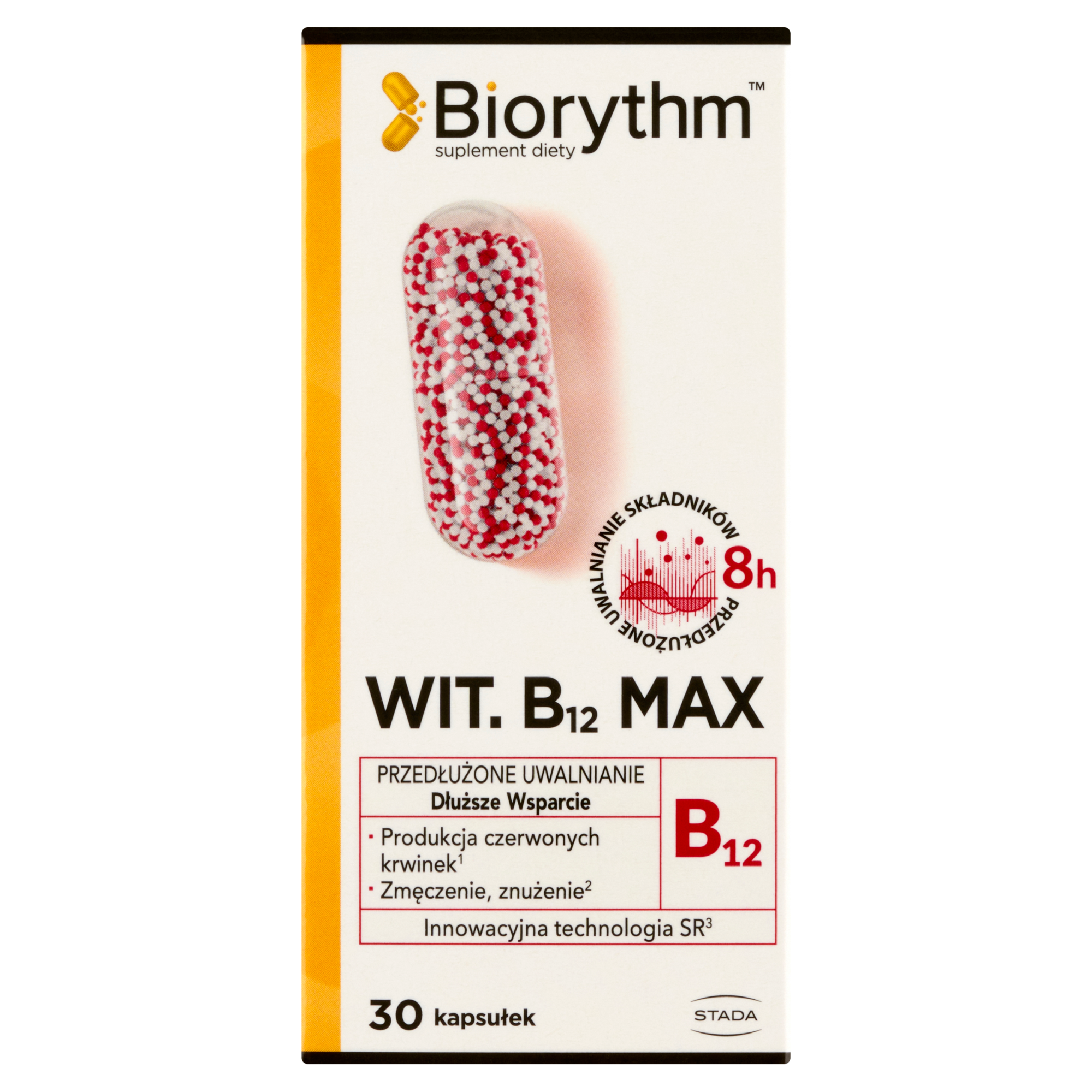 Biorythm Witamina B12 Max, 30 kapsułek zdjęcie