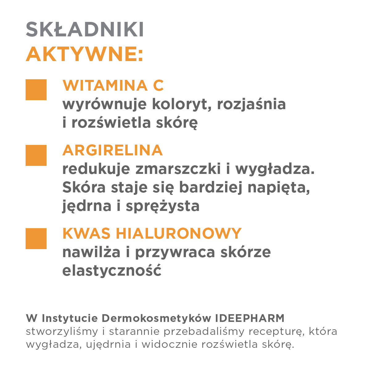 Idee Derm Rewitalizujące Serum z witaminą C, 30 ml