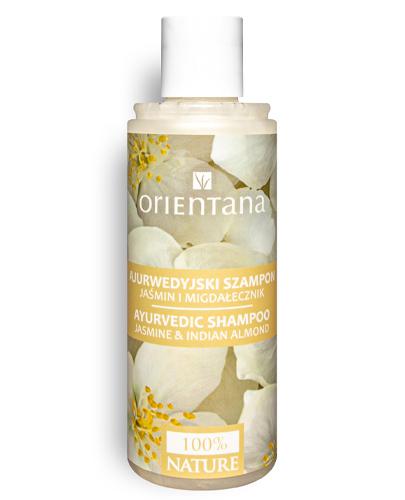 Orientana Ajurwedyjski szampon do włosów jaśmin i migdałecznik - 210 ml - cena, opinie, właściwości  zdjęcie