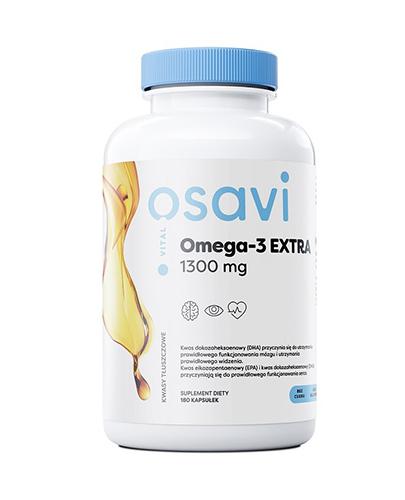 Omega-3 Extra 1300 mg cytryna, 180 kaps., cena, wskazania, właściwości zdjęcie