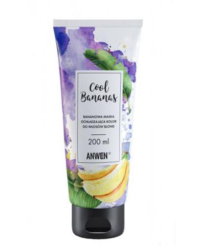 Anwen Cool Banans Bananowa maska ochładzająca włosy blond - 200 ml - cena, opinie, skład zdjęcie