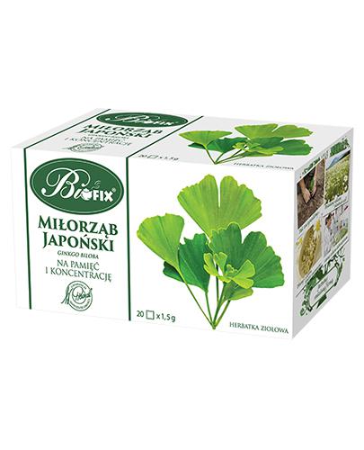 Bifix Miłorząb Japoński Herbatka ziołowa ekspresowa, 20 x 1,5 g zdjęcie