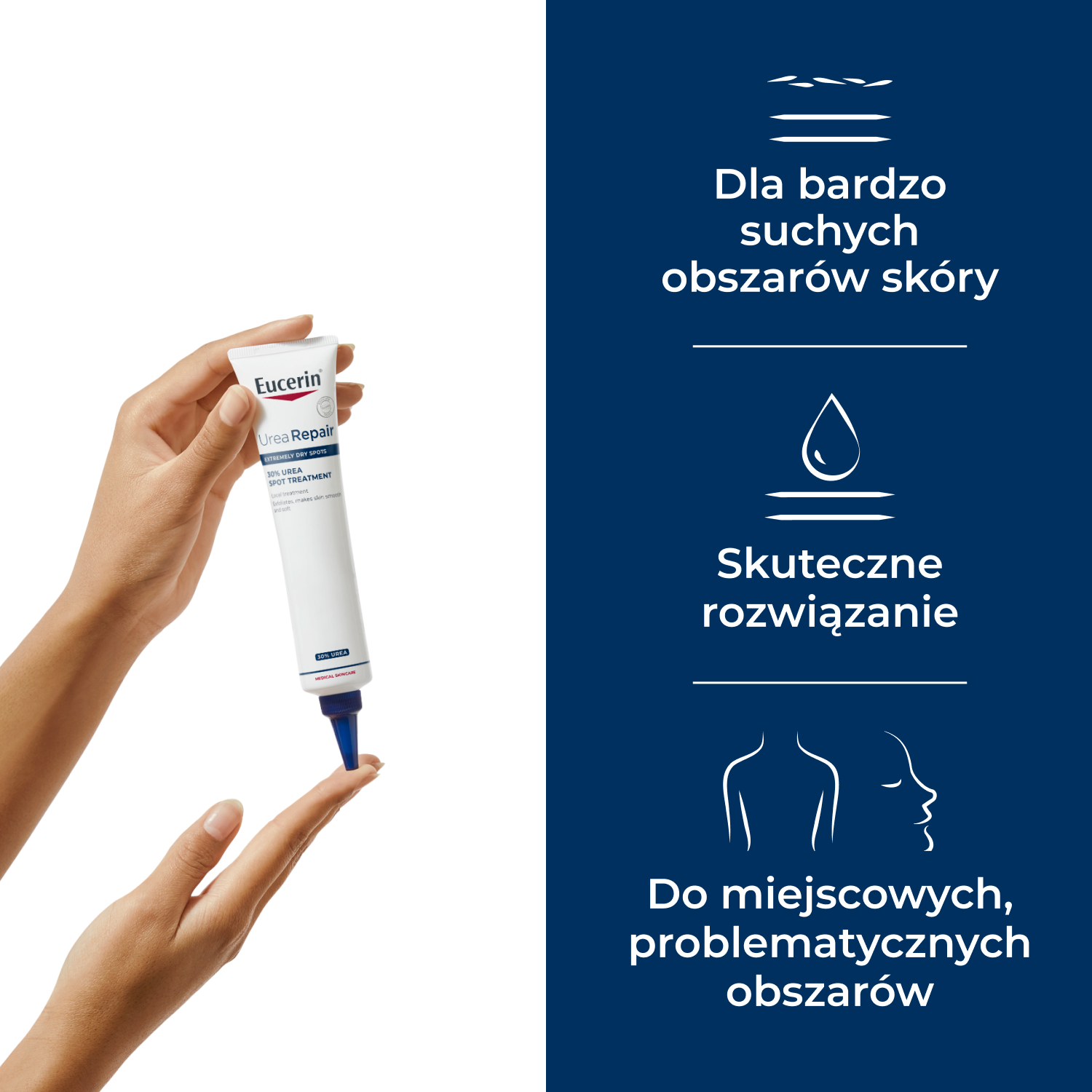 Eucerin UreaRepair, krem z 30% mocznikiem do stosowania miejscowego, 75 ml