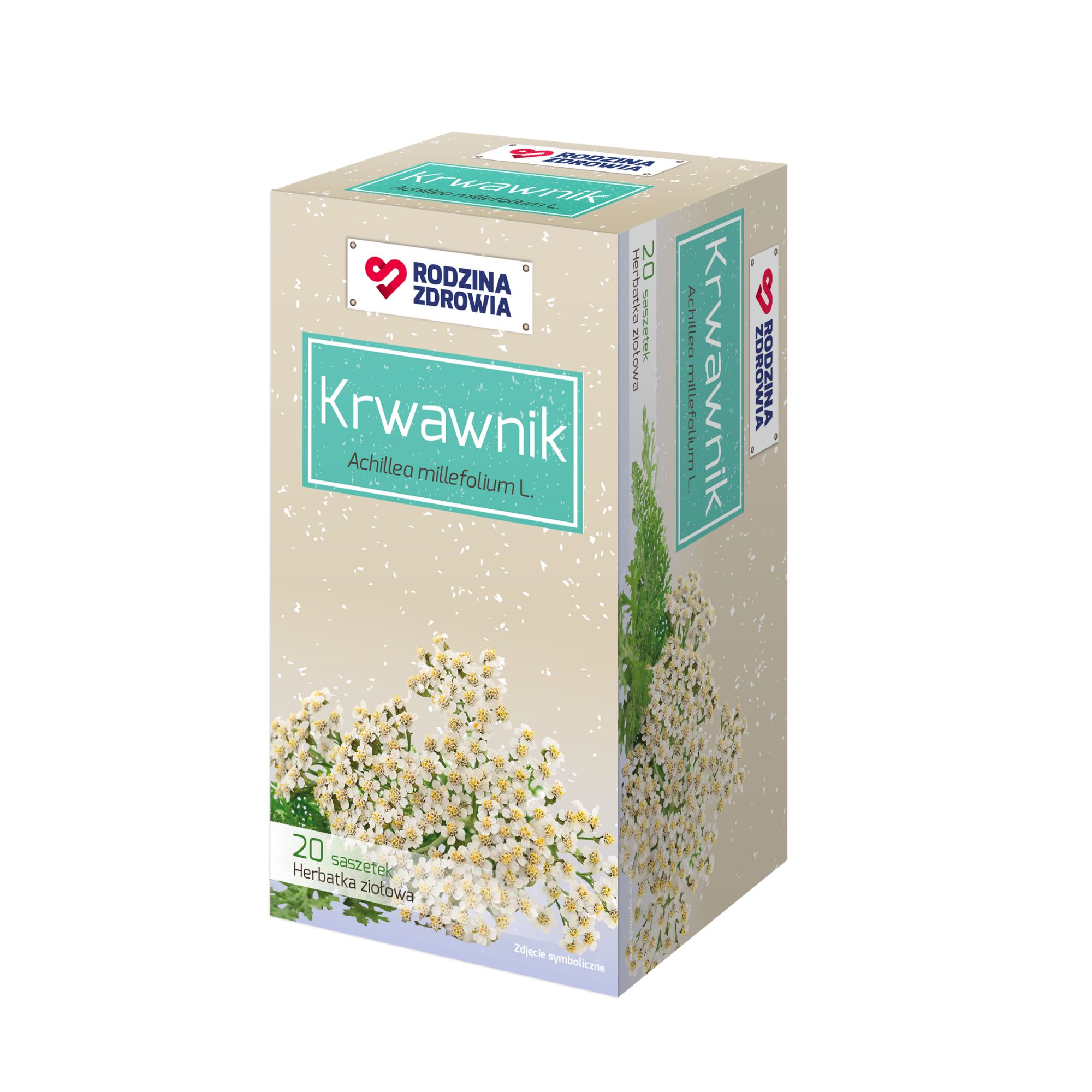 Rodzina Zdrowia, Krwawnik, herbatka ziołowa, 20 saszetek zdjęcie