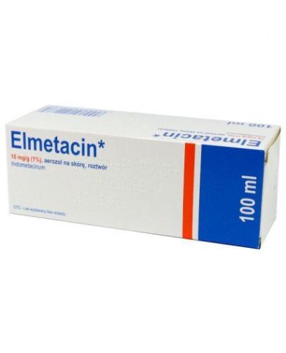 Elmetacin 10 mg/g (1%) aerozol na skórę, roztwór, 100 ml zdjęcie