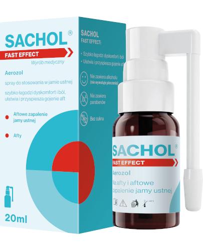 Sachol Fast Effect, aerozol, butelka 20 ml  zdjęcie