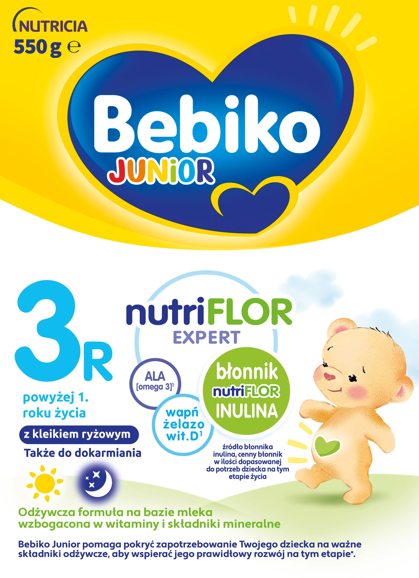 Bebiko Junior 3R, mleko w proszku, 550 g zdjęcie