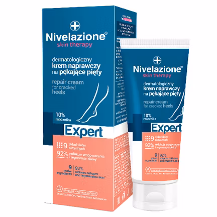 Ideepharm Nivelazione Skin Therapy Expert Dermatologiczny krem naprawczy na pękające pięty, 75 ml zdjęcie