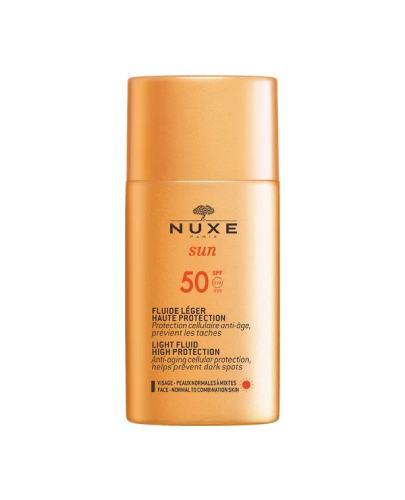 Nuxe Sun Lekki krem z wysoką ochroną SPF50 do skóry normalnej i mieszanej 50 ml zdjęcie